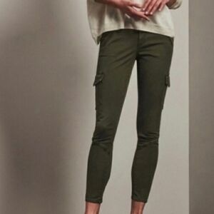 AG Adriano Goldschmied Slim Cargo Olive Green Skinny Jeans Pants Size 27